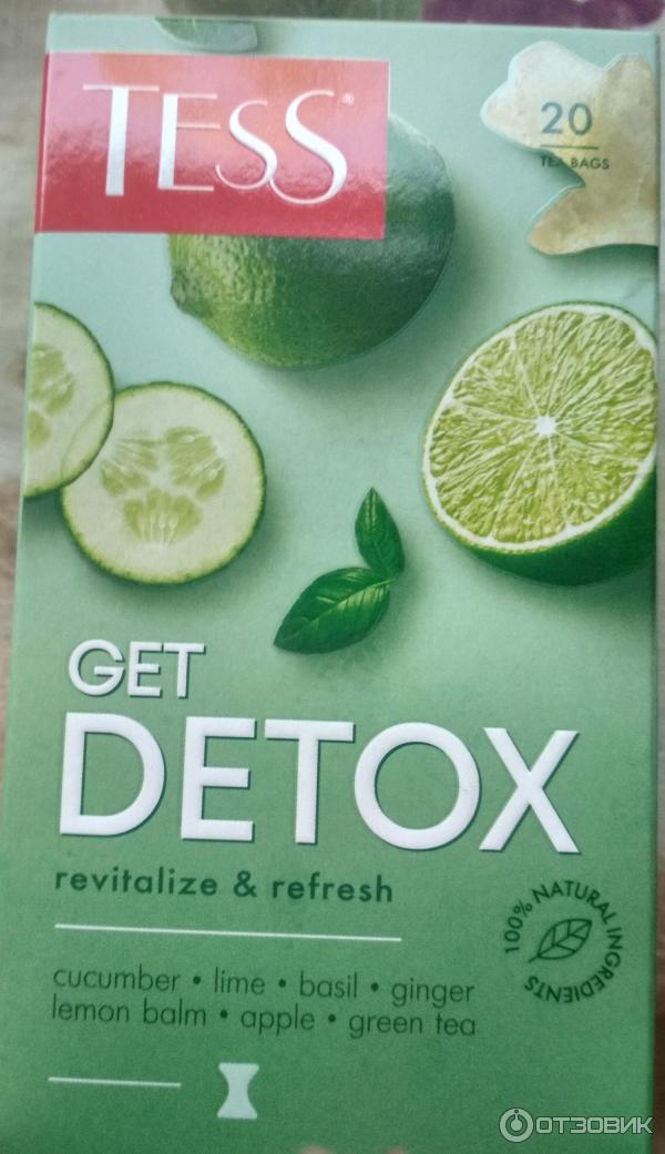 Чай Tess Get Detox фото