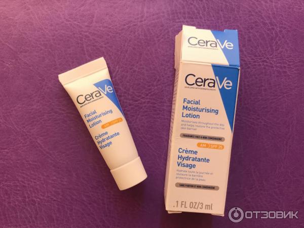 Лосьон для лица увлажняющий солнцезащитный CeraVe SPF25 фото