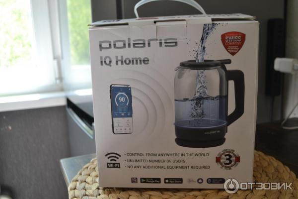 Электрочайник Polaris PWK 1712CGLD WIFI IQ Home фото