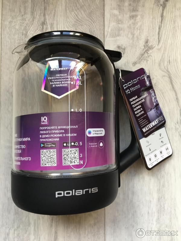 Электрочайник Polaris PWK 1712CGLD WIFI IQ Home фото