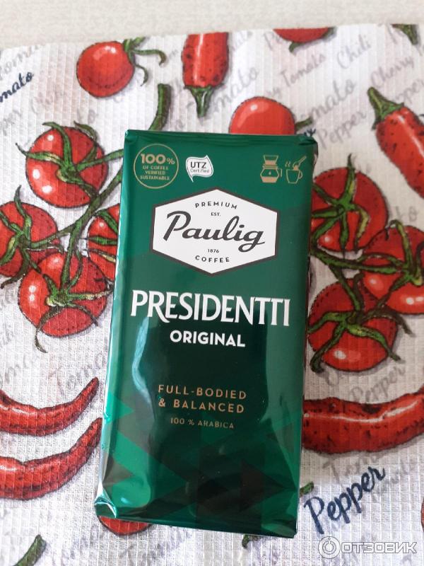 Кофе натуральный молотый Paulig Presidentti Original фото