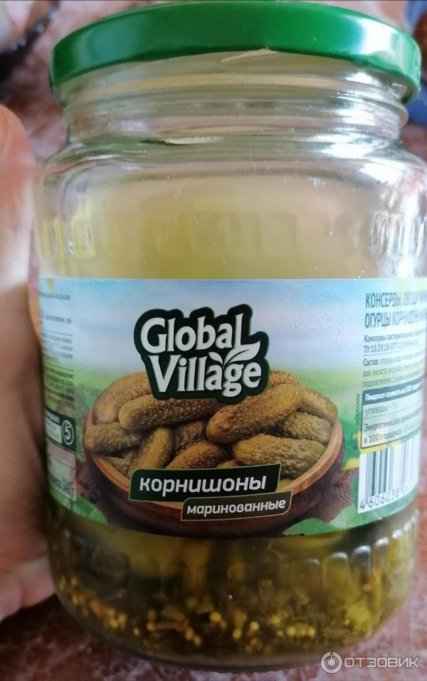 Корнишоны маринованные Global Village фото