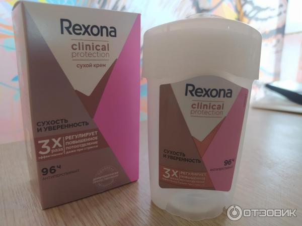 Антиперспирант-крем Rexona Clinical Protection Сухость и уверенность фото