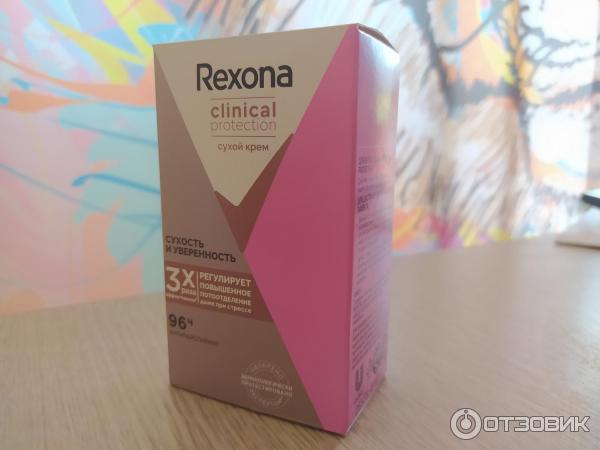 Антиперспирант-крем Rexona Clinical Protection Сухость и уверенность фото