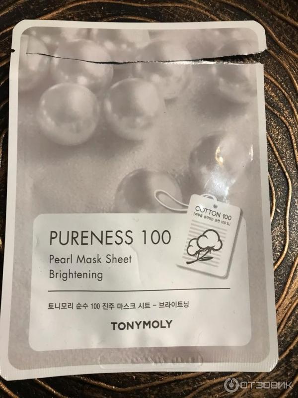 Тканевая маска для лица Tony Moly Pureness 100 Pearl фото