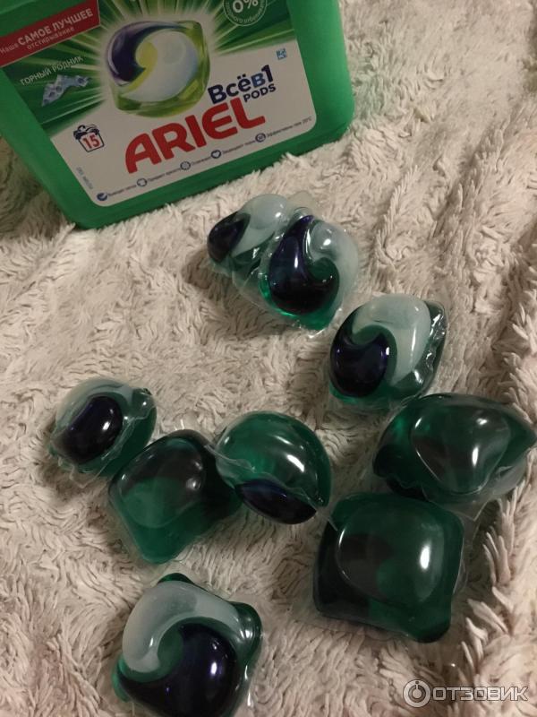 Капсулы для стирки Ariel Pods фото