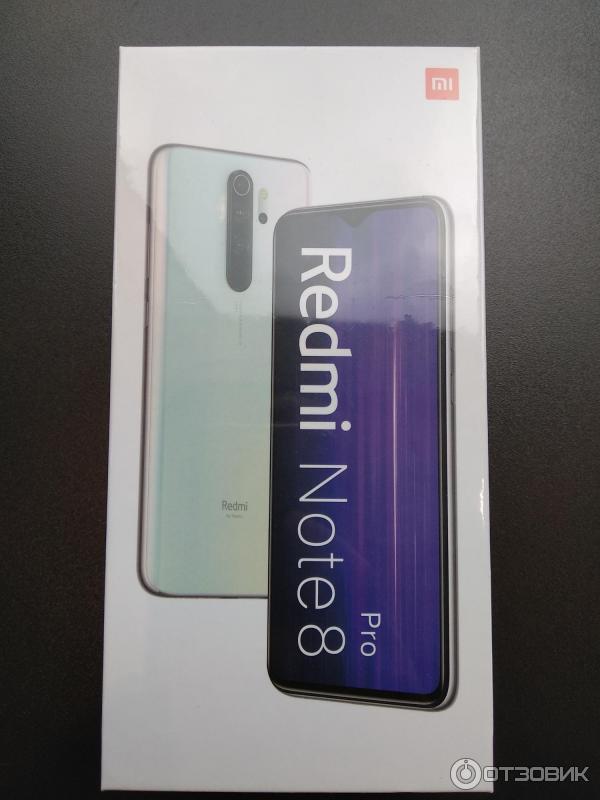 Коробка с Xiaomi Redme Note 8 pro