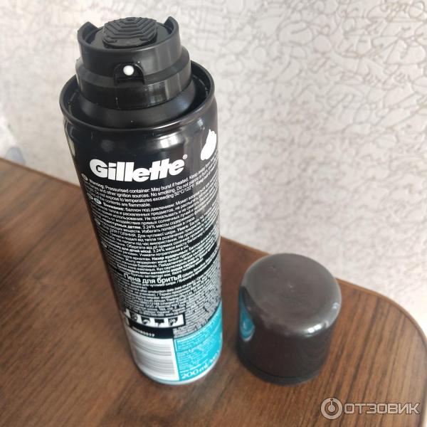 Пена для бритья Gillette Sensitive Skin для чувствительной кожи фото