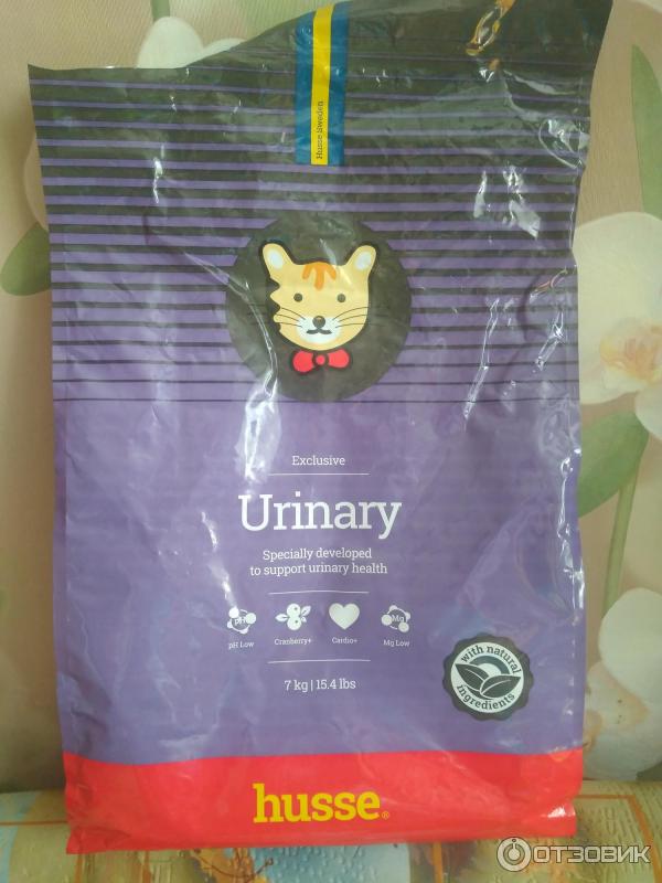 Отзыв о Корм для кошек Husse Katt Urinary | Лечим мочекаменную болезнь ...