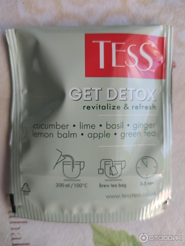 Чай Tess GET DETOX фото