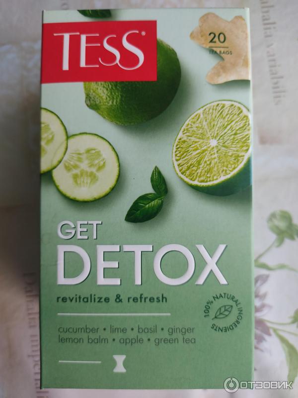 Чай Tess GET DETOX фото