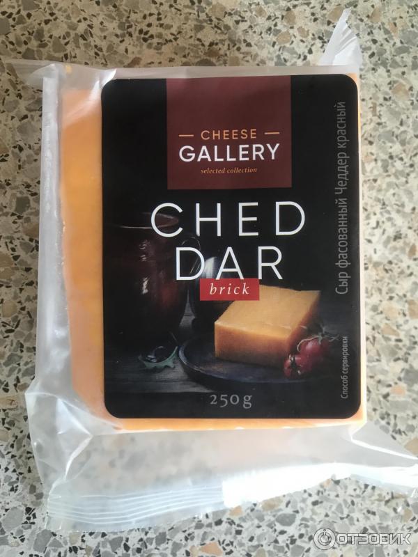 Сыр Cheese Gallery Чеддер красный фото