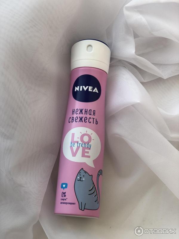 Антиперспирант-спрей Nivea Love Be Trendy Нежная свежесть фото