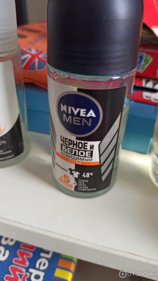 Антиперспирант Nivea men невидимый черное и белое 48 часов фото