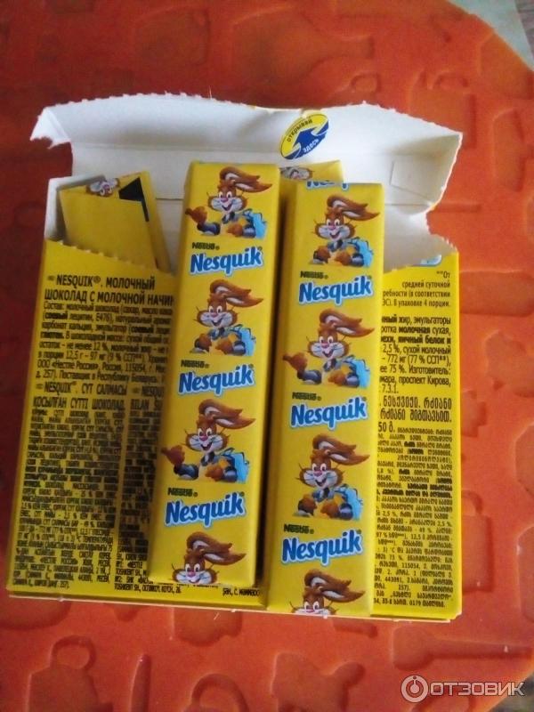 Отзыв о Молочный шоколад Nestle Nesquik | Нравится взрослым и детям