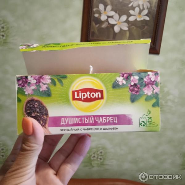 Чай Lipton Душистый чабрец фото