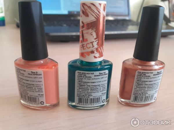 Лак для ногтей Tint Me Gel Effect фото