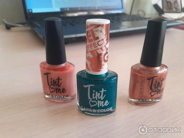 Лак для ногтей Tint Me Gel Effect фото