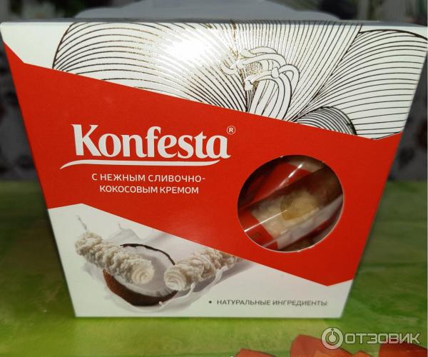 Конфеты konfesta Конфеста с кокосовой начинкой фото