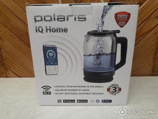 Электрочайник Polaris PWK 1712CGLD WIFI IQ Home фото