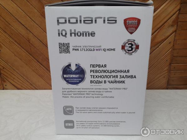 Электрочайник Polaris PWK 1712CGLD WIFI IQ Home фото