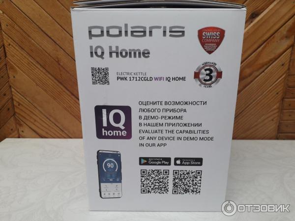 Электрочайник Polaris PWK 1712CGLD WIFI IQ Home фото