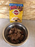 Корм для собак Pedigree с говядиной в соусе фото