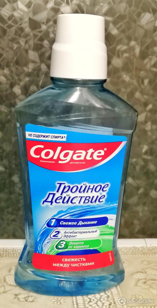 Ополаскиватель для полости рта Colgate Тройное действие фото