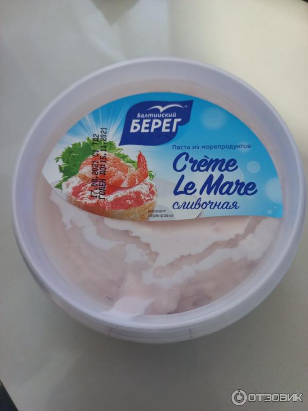 Отзыв о Паста из морепродуктов Балтийский берег Creme Le Mare сливочная ...