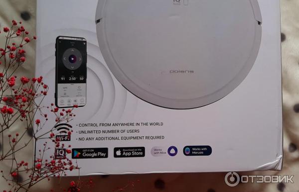 Робот-пылесос Polaris PVCR 1028 WI-FI IQ Home