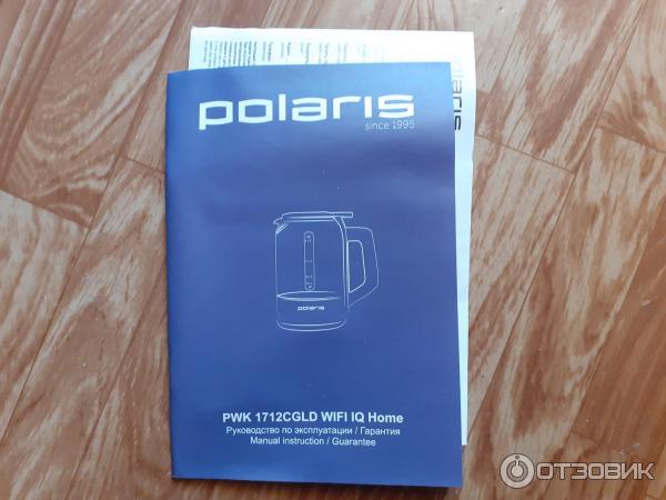 Электрочайник Polaris PWK 1712CGLD WIFI IQ Home фото