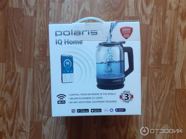 Электрочайник Polaris PWK 1712CGLD WIFI IQ Home фото