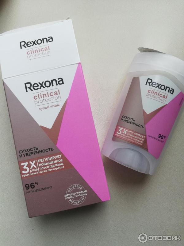 Антиперспирант-крем Rexona Clinical Protection Сухость и уверенность фото