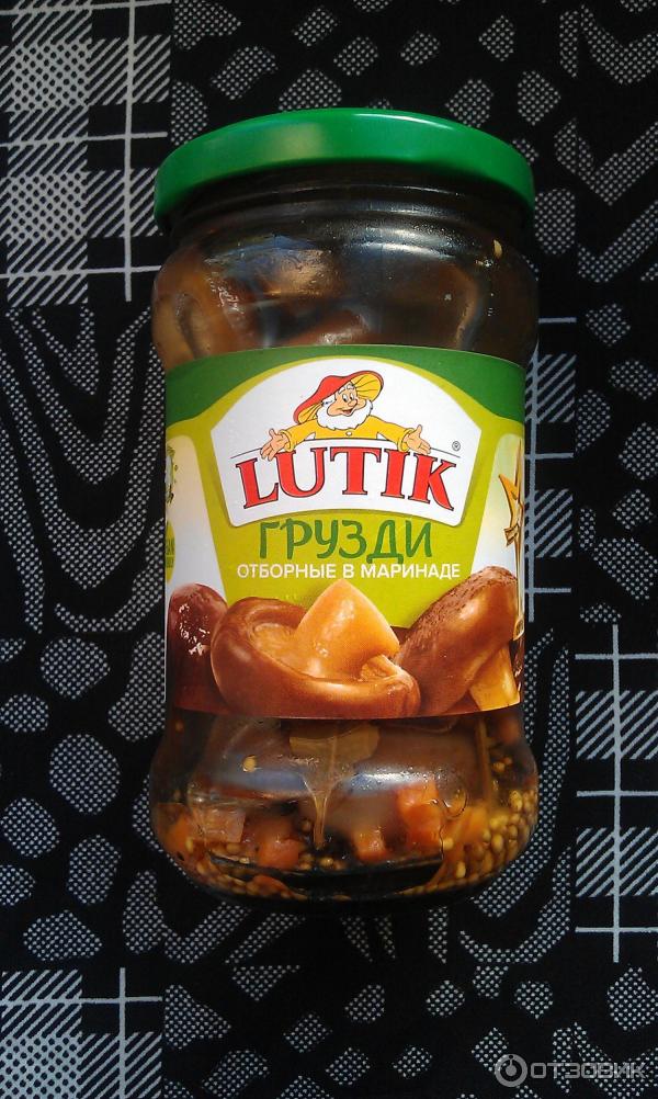 Грибы маринованные Lutik Грузди отборные фото