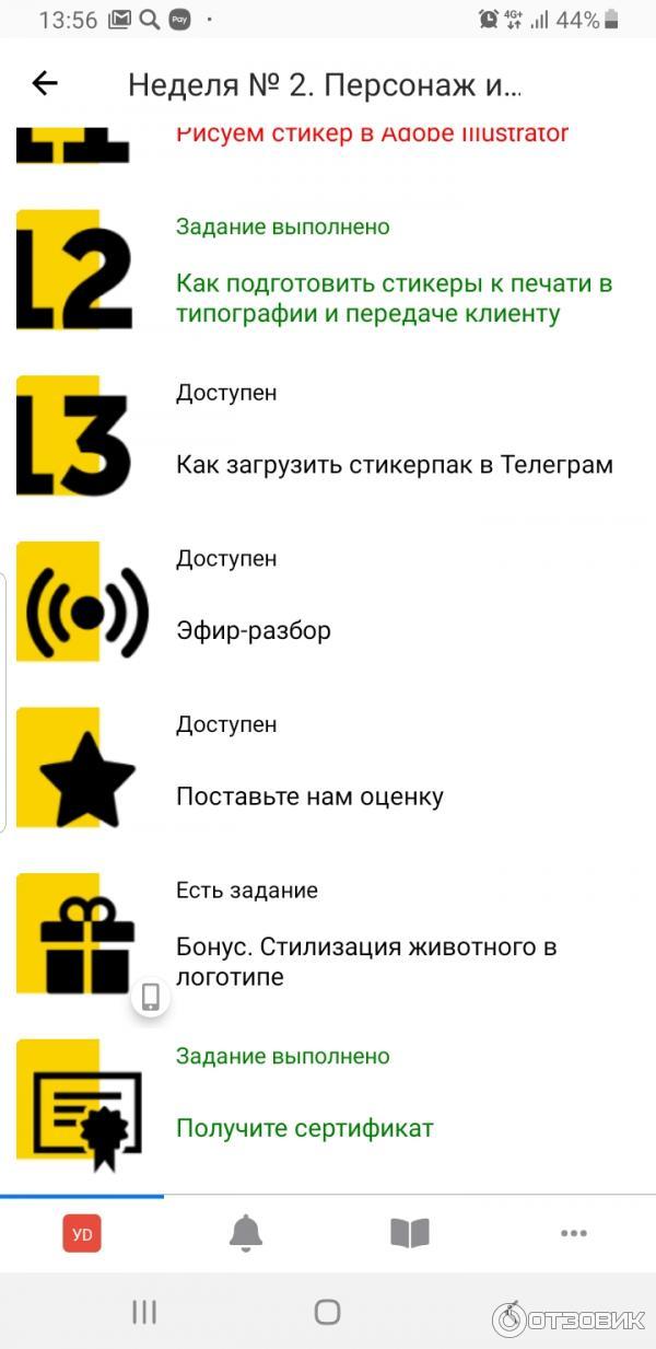 Доказательство участия в тренинге