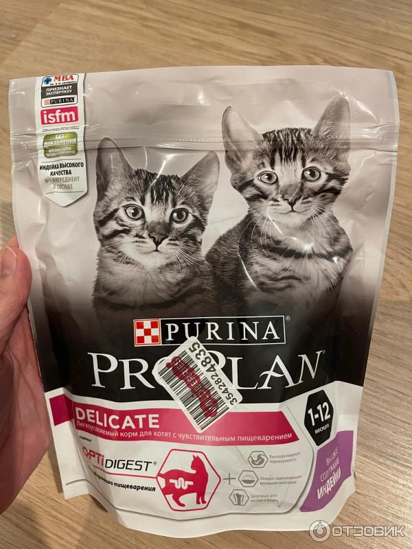 Сухой корм для котят Proplan Purina Delicate фото