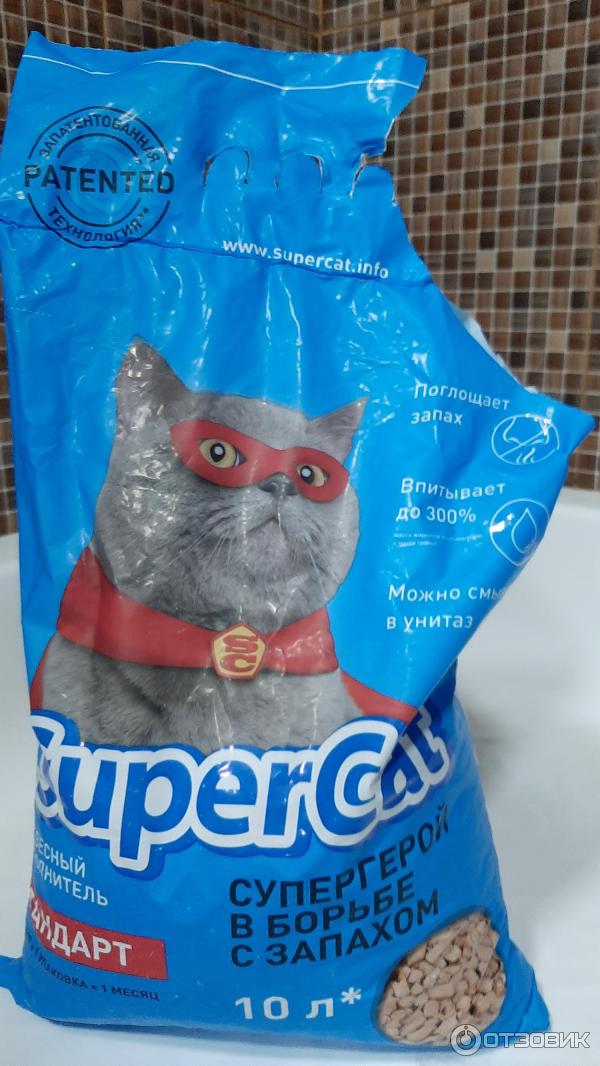 Наполнитель для кошачьего туалета Super Cat фото