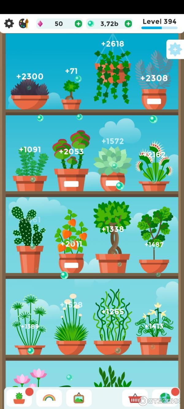 Отзыв о Terrarium: Garden Idle - игра для Android | Виртуальный сад в вашем  телефоне