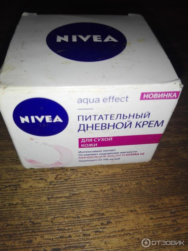 Дневной крем для лица Nivea Aqua Effect Питательный для сухой кожи фото