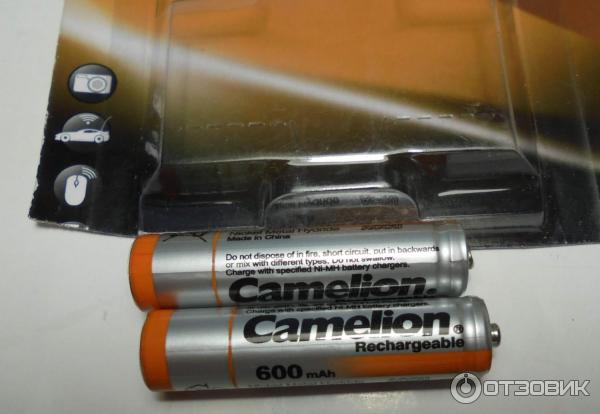 Camelion AAA 600mAh Ni-Mh BL-2