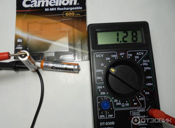 Camelion AAA 600mAh Ni-Mh BL-2