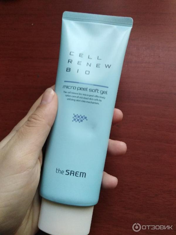 Гель-пилинг для лица The Saem Cell Renew Bio Micro Peel Soft Gel фото