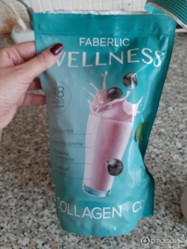 Сухая смесь для приготовления молочного коктейля Faberlic Wellness фото