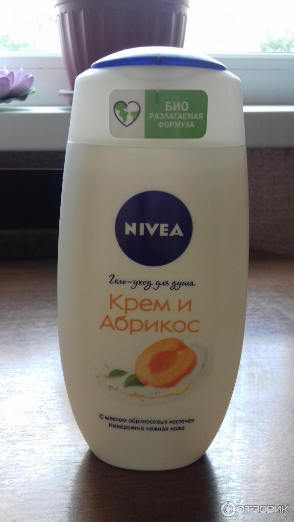 Гель-крем для душа Nivea Крем абрикос фото