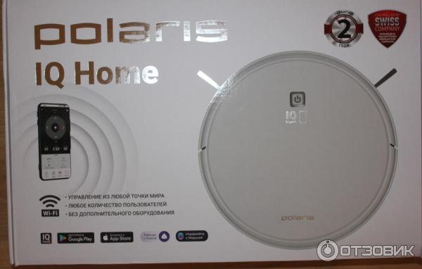 Робот-пылесос Polaris PVCR 1050 IQ Home Aqua фото