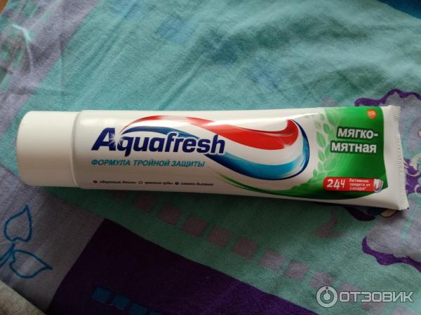 Зубная паста Aquafresh Формула тройной защиты фото