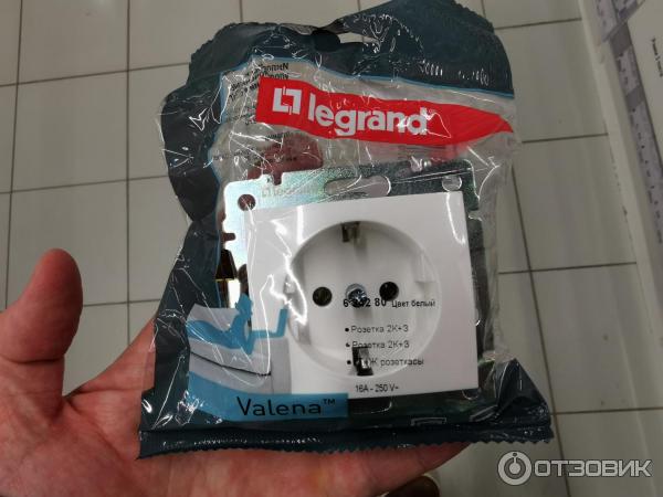 Розетка Legrand серия Valena