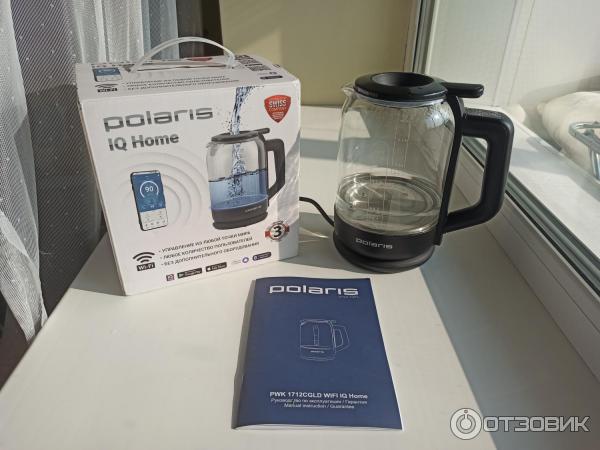 Электрочайник Polaris PWK 1712CGLD WIFI IQ Home фото