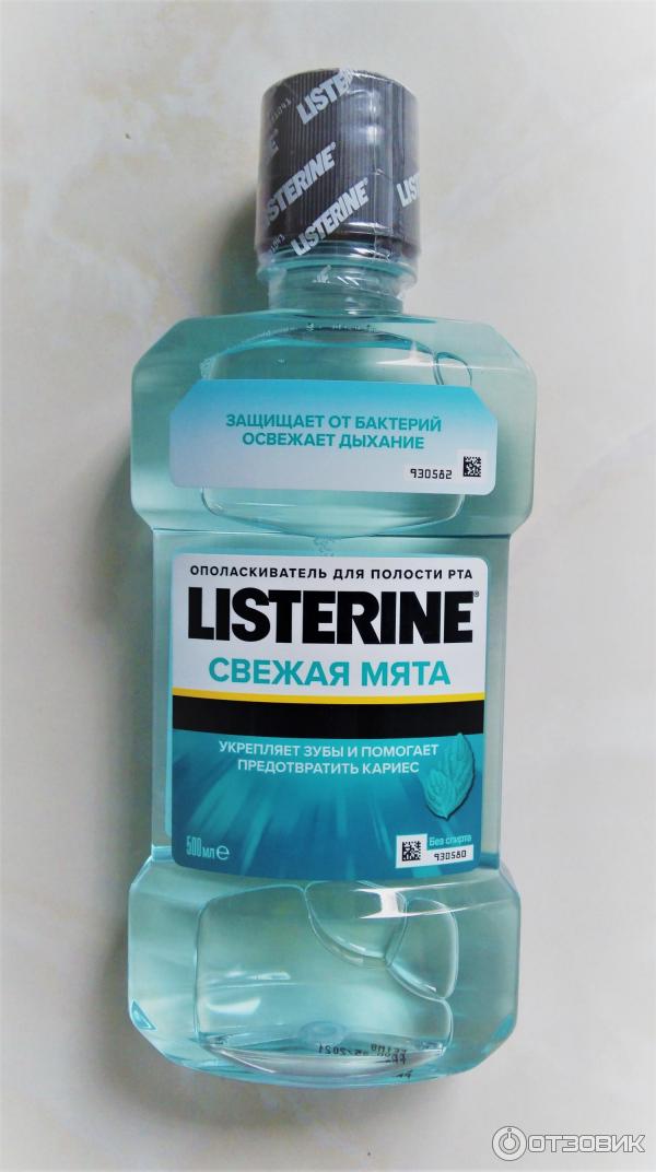 Ополаскиватель для полости рта Listerine Свежая мята фото