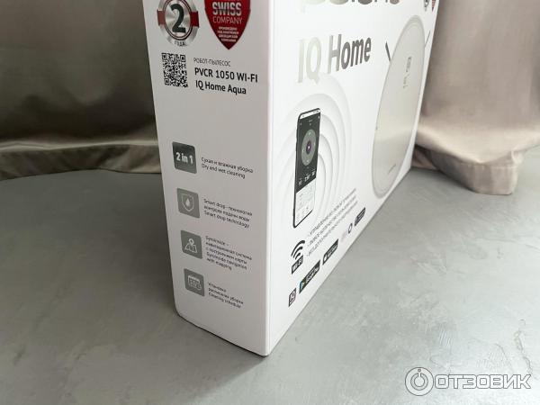 Робот-пылесос Polaris PVCR 1050 IQ Home Aqua фото